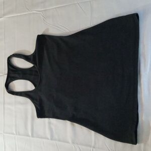 Lululemon ruched racerback tank heather charcoal unsized (2?)